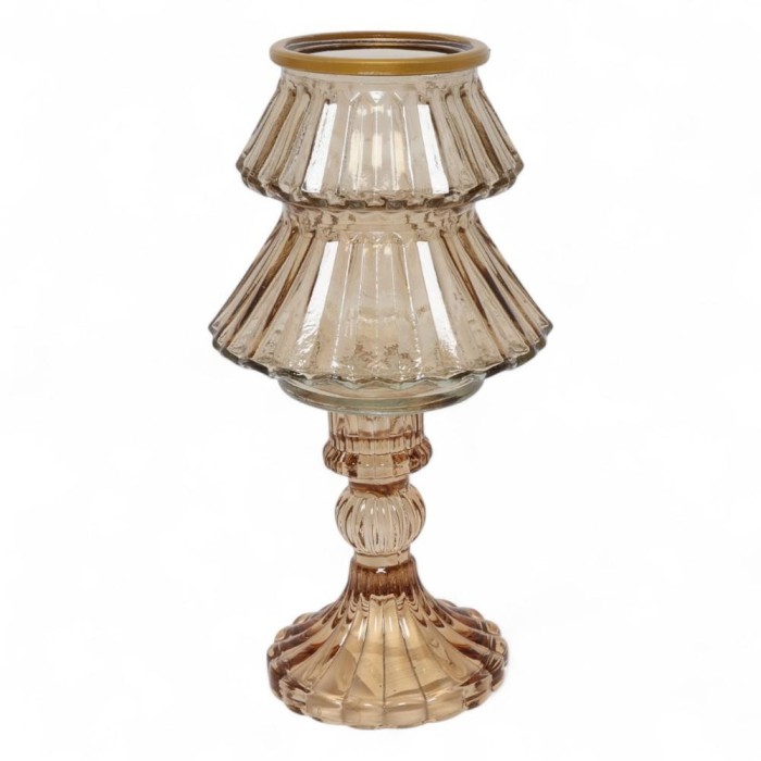 PORTACANDELA VETRO TALLINA H.20.5